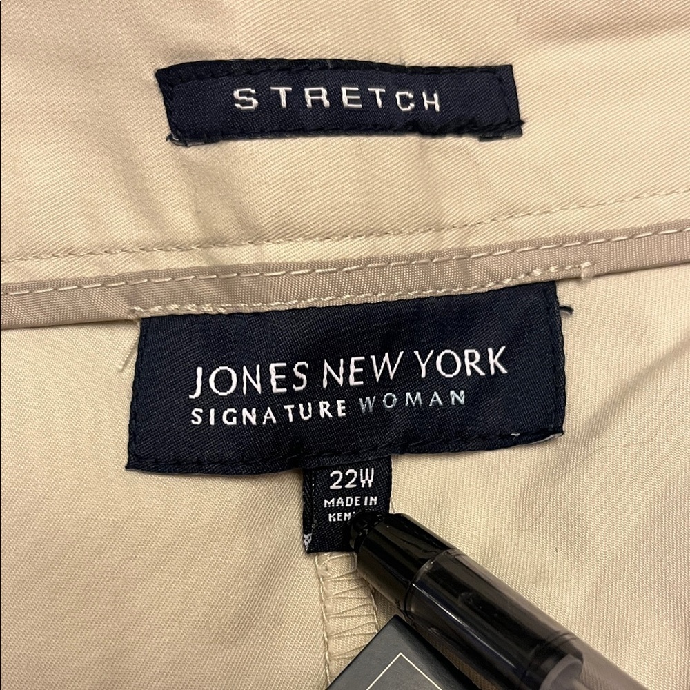 NWT Jones New York Signature Woman Stretch Pants size 22 - Picture 4 of 11